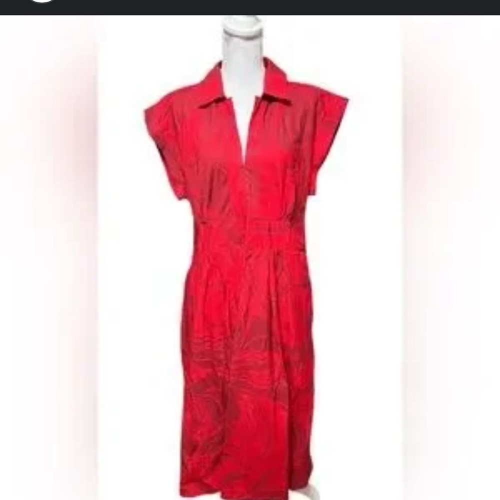 Vibrant Red Dress